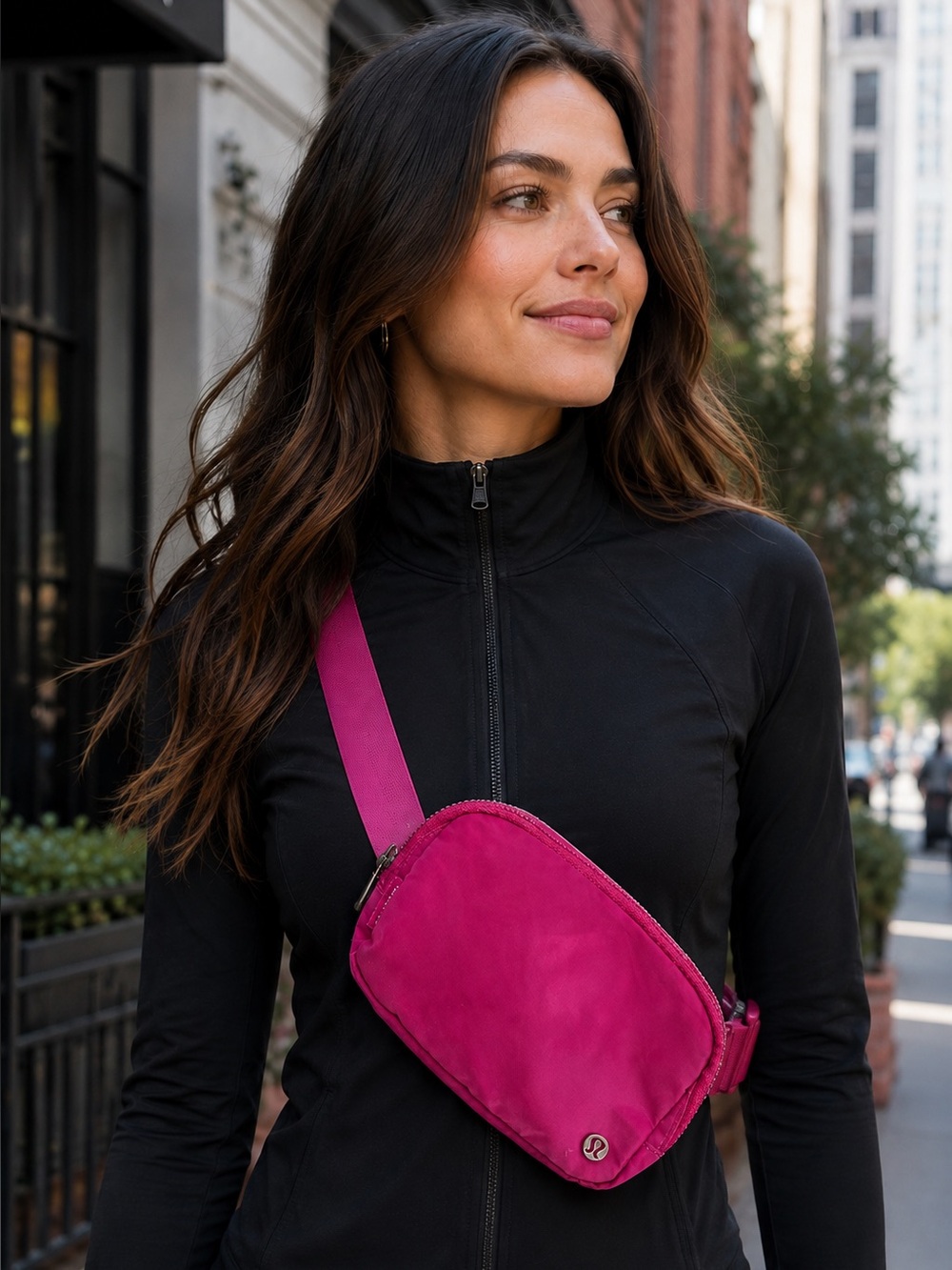 Lululemon Everywhere Belt Bag Fuchsia Pink Crossbody